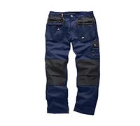 Scruffs Worker Plus Pantalones descuidados para Hombres Trabajadores, Azul Marino, 46 FR/ES