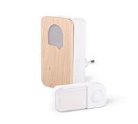 SCS Sentinel - CSF0104 - Timbre SONE Cosy - Madera - Inalámbrico sin batería - 150m en campo libre - 25 melodías - IP65