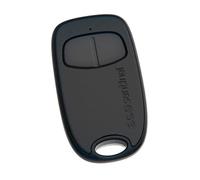 SCS Sentinel Mando a distancia SimplyControl de 2 canales - Código variable, seguridad mejorada - Alcance de 40 m - Diseño compacto negro - Accesorio para apertura de puertas - AAM0128