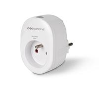 Scs Sentinel, Smartplug Enchufe Inteligente, Carga Máxima De 3680 W - 16 A, 230 V - 50 Hz, Wifi 2,4Ghz B/G/N, Control Y Control De Su Dispositivo Eléctrico Desde Un Teléfono Inteligente, Blanco