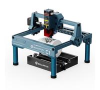 SCULPFUN Grabado láser C1 con rodillo giratorio láser RA Mini, máquina de grabado láser portátil de 3 W, grabado láser de alta precisión de 0,04 mm, rotación de 360 °, grabado cilíndrico