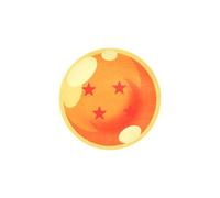 Sd toys - alfombra interior 60x60cm bola 4 estrellas dragon ball