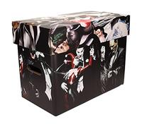 SD TOYS - Batman, Caja con Tapa para Cómics, Negra, 22 x 30 x 41 cm
