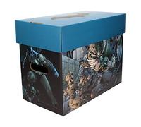 SD TOYS - Batman, Caja con Tapa para Cómics, Negra y Azul, 22 x 30 x 41 cm