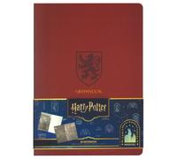SD TOYS - Cuaderno A5 Gryffindor - Bloc de notas - Notebook Tapa Blanda - 60 hojas para dibujar y escribir - Harry Potter