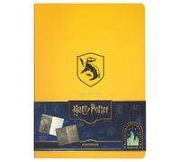 SD TOYS - Cuaderno A5 Hufflepuff - Bloc de notas - Notebook Tapa Blanda - 60 hojas para dibujar y escribir - Harry Potter