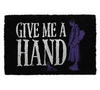 SD TOYS - Felpudo con la Leyenda Give me a Hand de Wednesday - Fibra de Coco y PVC- 60 x 40 cm