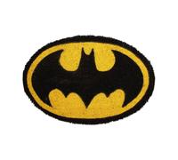 SD TOYS - Felpudo Entrada Batman, de Fibra de Coco y Vinilo Antideslizante, Amarillo y Negro, 60 x 40 cm Multicolor