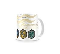 SD Toys - Taza Harry Potter Escudos Casas Hogwarts - Cerámica blanca - 8