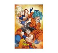 Sd toys - poster 3d champa goku states dragon ball super - medidas 38x