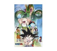 Sd toys - poster 3d shenron and heroes dragon ball - medidas 38x58cm