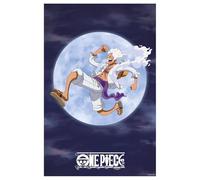 SD TOYS - Poster Decorativos 3D - Luffy Gear 5 de One Piece - Láminas decoración pared - Medidas 58 x 38 cm