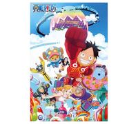 SD TOYS - Poster Decorativos 3D - Punk Records de One Piece - Láminas decoración pared - Medidas 58 x 38 cm