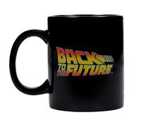 SD Toys Taza Regreso al Futuro Panel de Control Cerámica Negro y Naranja 10x14x12 cm