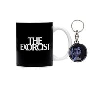 SD Toys Pack Taza y Llavero Metálico El Exorcista – Póster incluido – Cine de Terror