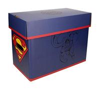 SD TOYS - Superman, Caja con Tapa para Cómics, Violeta, 22 x 30 x 41 cm