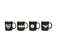 Sd toys tazas grabados laser universo dc, cerámica, negro, 9x8x12 cm,