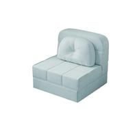 SDA287MZ Ergonómico Sofá Cama Plegable Convertible en sillón for Dormir, con Suelo y cojín, Ideal for Camas de Invitados(Blue,100cm)