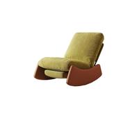 SDA287MZ Ergonómico Swivel Rocking Recliner Chair Lounge Sofa Zero Gravity Napping Bed For Bedroom/Patio(Green)