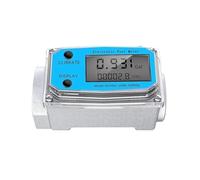 SDGBCXD caudalímetro, Medidor de caudal Combustible y Aceite con Pantalla LCD Digital Rosca 1 Pulgada Contador Inteligente
