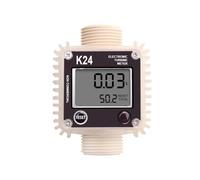 SDGBCXD caudalímetro, Medidor Digital de caudal Combustible y Aceite K24, 1 Unidad, Herramientas medición líquidos, 10-120 l/min