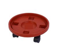 SDIUAKBV Soporte para Plantas Soporte for plantas extraíble, bandeja for macetas con rueda Universal, estante rodante pesado for interiores y exteriores, balcón Para el jardín(25.5cm)