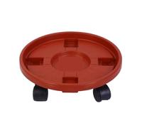 SDIUAKBV Soporte para Plantas Soporte for plantas extraíble, bandeja for macetas con rueda Universal, estante rodante pesado for interiores y exteriores, balcón Para el jardín(32.5cm)