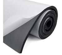 SDLDEER Rollo de Espuma Autoadhesivo, Hojas de Espuma de 300 mm(A) x 6 mm(E) x 3 m(L) de Neopreno, Láminas de Goma Multifunción DIY para Protección de Muebles, Antideslizante, Aislamiento Acústico