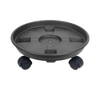 Sdlnklm Carro para Plantas con Ruedas, Plato para Plantas, Rodillo, Bandeja para Macetas, Versátil, Transportador de Macetas Redondo para Jardín Doméstico, 30 CENTIMETROS