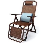 SdneNest - Sillones de salón para tumbonas exteriores, silla de terraza, silla acolchada de patio de gravedad cero, tubo de acero grueso de 35 mm de diámetro. D-152 x 47 cm