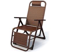 SdneNest - Sillones de salón para tumbonas exteriores, silla de terraza, silla acolchada de patio de gravedad cero, tubo de acero grueso de 35 mm de diámetro. B-152 x 47 cm