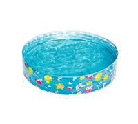 Sea Life Play Pool Kids Pool, Inflatable Above Ground Pool, Outdoor Garden Pool Blue 48 x 10 Inch