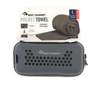 Sea to Summit Toalla Pocket L microfibra 120 x 60 cm Gris oscuro