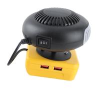 SEAFRONT Calentador de Espacio Inalámbrico Calentador Portátil con Batería de 200 W, 2 Niveles, Ajustable, Giratorio de 360 grados, con Interruptor de Inclinación de Seguridad para