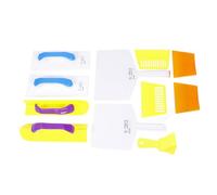 SEAFRONT Conjunto de Plástico de Paneles de Yeso con Mango Integrado, Aplicación Versátil, Ideal para Reparaciones de Paredes, Almacenamiento Conveniente para Techos y Ventana