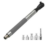 SEAFRONT Extensión de Extensión de 1/2 "Extensor de Llave de Trinquete de Impacto Eléctrico con 4 Adaptadores Set de Adaptador de Taladro Eléctrico