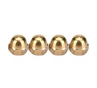 SEAFRONT Juego de Tuercas de Bellota de Latón Tapa de Cabeza de Domo Tuercas Hexagonales Maquinaria Muebles Sujetadores de Vehículos para Reparar (M8 (10 Piezas))
