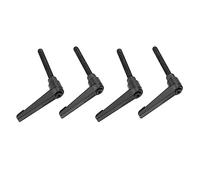 SEAFRONT Manija de Fijación Ajustable Perilla Manual con Perno Roscado de Aleación de Zinc 4 Piezas Rosca Macho M8 de 16 a 80 Mm para Equipos de Maquinaria de Embalaje de Soldadura de Carpintería