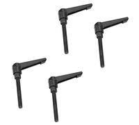 SEAFRONT Manija de Fijación Ajustable Perilla Manual con Perno Roscado de Aleación de Zinc 4 Piezas Rosca Macho M8 de 16 a 80 Mm para Equipos de Maquinaria de Embalaje de Soldadura de Carpintería