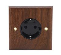 SEAFRONT Toma de Pared con Regulador LED, Interruptor de Luz de Pared Estilo Británico Retro y Lámpara de de Cabecera, Tablero de Enchufe 16A for Dormitorio