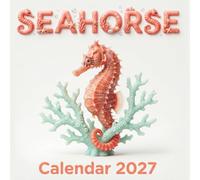 Seahorse Calendar 2027: Cute Ocean Creatures for Home and Office Organization