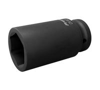 Sealey 33mm 1.9cmSq Vasos Hondos Métricos Toma de Impacto Hexágono 6 Punto