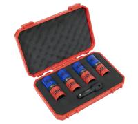 Sealey 5pc Doble Terminal Juego de Brocas de Impacto 1.3cmD Rueda de Aleación