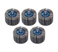 Sealey Abrasivo Rueda de Aleta 80 x 40mm 60 Grano 6mm Eje Paquete De 5 FW8040605