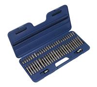 Sealey AK21956 - Ribe/spline / / seguridad bits torx estrellas hexagonal fija 56pc 3/8"y 1/2" cuadrados