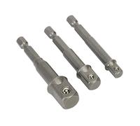 Sealey AK4929 - Adaptador de enchufe herramienta eléctrica del set de 3