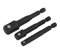 Sealey AK5521 - Juego de adaptadores de enchufe de impacto (3 piezas)