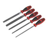 Sealey AK586 Liso Corte Mecánico Juego de Limas 5pc 200mm
