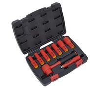 Sealey ak7942 Insulated Socket Set 9pc 3/8 "SQ Drive 6PT WallDrive® VDE aprobado
