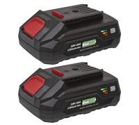 Sealey BK02 - Batería de Iones de Litio para Herramientas eléctricas de 20 V y 2 Ah para la Serie SV20V